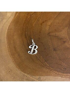 James Avery Script Initial "B" Charm, Sterling Silver